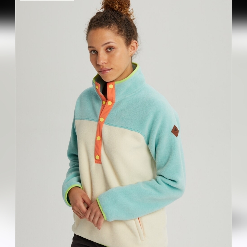 Burton Hearth Pullover Fleece colorful soft jacket